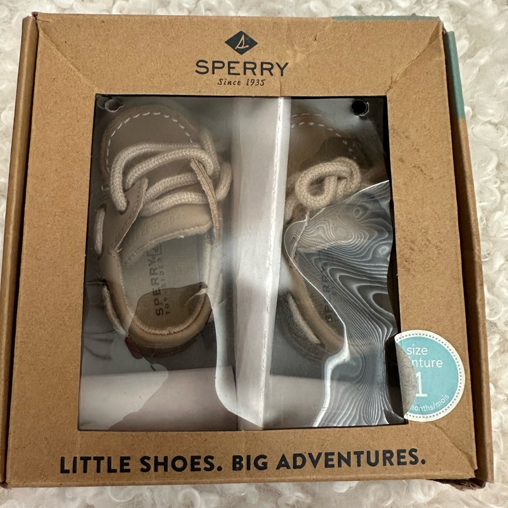 Sperry topsider for baby size 1